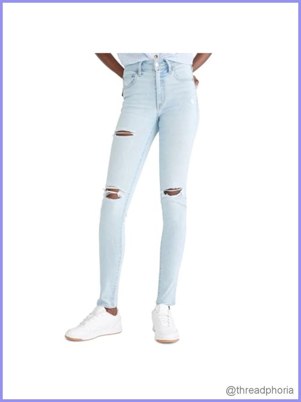High Rise Skinny Jegging Jeans - Stretchy Denim